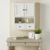 Accent Plus Wall-Mounted White Storage Cabinet