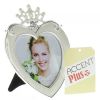 Accent Plus Princess Crown Heart Frame - 3x3