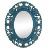 Accent Plus Seashells and Waves Distressed Blue Mirror