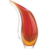 Accent Plus Dramatic Freeform Sunset Art Glass Vase