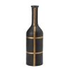 Nikki Chu Iberia Black and Gold Decorative Vase