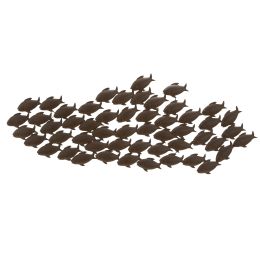 Attractive Metal Fish Wall Decor In Bronze