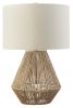 Ashley Clayman Natural/Brown Casual Table Lamp L329064