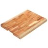 Chopping Board 19.7"x13.8"x1.6" Solid Acacia Wood