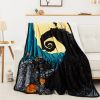 Nightmare Before Christmas;  Starry Night Oversized Silk Touch Sherpa Throw Blanket;  60" x 80"