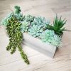 11PCS Artificial Succulent Plants Unpotted Flocking Realistic Succulents Plant