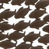 Attractive Metal Fish Wall Decor In Bronze