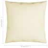 Throw Pillows 4 pcs Cream 19.7"x19.7" Fabric