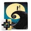 Nightmare Before Christmas;  Starry Night Oversized Silk Touch Sherpa Throw Blanket;  60" x 80"