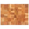 Chopping Board 15.7"x11.8"x1.5" Solid Acacia Wood