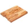 Chopping Board 15.7"x11.8"x1.6" Solid Acacia Wood