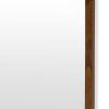 24" x 65" Brown Rectangular Wooden Compact Mirror