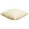 Throw Pillows 4 pcs Cream 19.7"x19.7" Fabric