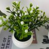 Simulation Potted Plant Artificial Perfect Plastic Display Mold Bonsai for Home Decor