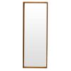 24" x 65" Brown Rectangular Wooden Compact Mirror