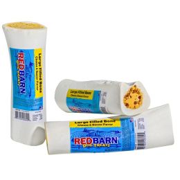 Redbarn Pet Products Filled Bone Cheese n Bacon Dog Treat 5 oz Large