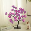 Best-selling Detachable Plastic Base USB Switch LED Simulation Rose Tree Lamp Home Decoration Night Light