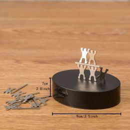 Fun DIY Magnetic Sculpture; Magnetic Desktop Decorations; Office Desk Stress Relief Boredom Multiple Optional Educational Toys; Creative Home Decorati (Items: Human Figure)