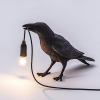 1pc The Gothic Crow Lamp; Cute Black Raven Desk Light With USB Line; Unique Resi Crow For Table Decor; Goth Decor; Black Decor; Bird Decor; Art Decor;