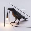 1pc The Gothic Crow Lamp; Cute Black Raven Desk Light With USB Line; Unique Resi Crow For Table Decor; Goth Decor; Black Decor; Bird Decor; Art Decor;