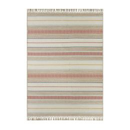 5' x 7' Black and White Striped Outdoor Rug (Color: multicolor stripes, Material: 7' x 10')