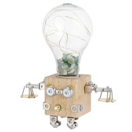 3D Puzzles Model Kits Wooden Puzzle Home Decoration DIY wishing lamp LED Light XH (Color: Picture6)