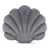 1/2PCS Velvet Sea Shell Pillow Scallop Throw Pillow Shaped Decorative Cushion for Sofa Couch Chair Bed 19" x 15"