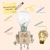 3D Puzzles Model Kits Wooden Puzzle Home Decoration DIY wishing lamp LED Light XH