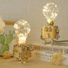 3D Puzzles Model Kits Wooden Puzzle Home Decoration DIY wishing lamp LED Light XH