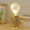 3D Puzzles Model Kits Wooden Puzzle Home Decoration DIY wishing lamp LED Light XH