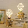 3D Puzzles Model Kits Wooden Puzzle Home Decoration DIY wishing lamp LED Light XH