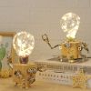 3D Puzzles Model Kits Wooden Puzzle Home Decoration DIY wishing lamp LED Light XH