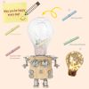 3D Puzzles Model Kits Wooden Puzzle Home Decoration DIY wishing lamp LED Light XH