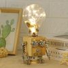 3D Puzzles Model Kits Wooden Puzzle Home Decoration DIY wishing lamp LED Light XH