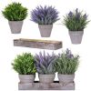 Immortal Artificial Flower Realistic Appearance Multi-purpose Rustic Style Simulation Lavender Home Decor