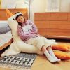 Fashion Rabbit Fur Big White Goose Doll Plush Toy Duck Large Sleep Throw Pillow Boys and Girls Sleep with Baby Birthday Present