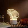 Atmosphere Light Heartwarming Bedroom Gift Light Bedside Lamp Pattern Souvenir Usb Small Table Lamp 3d Night Light