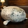 11.8Inch Soft Blob Seal Pillow; 3D Novelty Sea Lion Doll Plush Stuffed Toy ; Sleeping Throw Pillow Gifts For Kids Girls